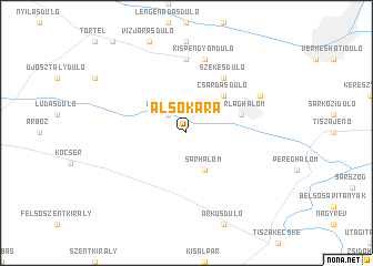 map of Alsókara