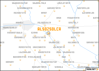 map of Alsózsolca