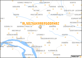 map of Alsó-Zsukma-erdőőrház