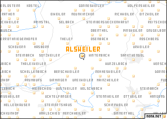 map of Alsweiler