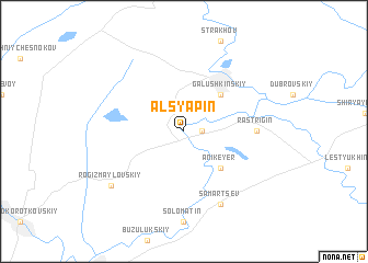 map of Al\