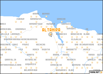 map of Altamira