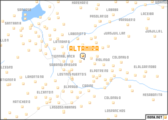 map of Altamira