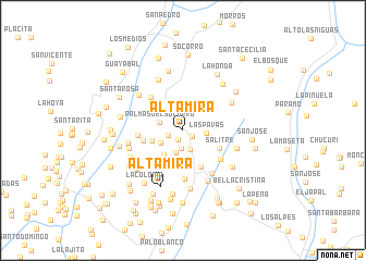 map of Altamira