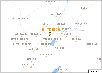 map of Altamira