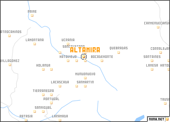 map of Altamira