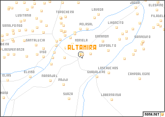 map of Altamira