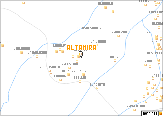 map of Altamira