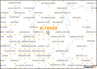 map of Altamisa