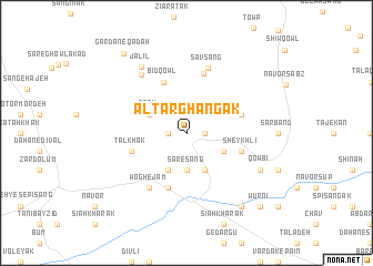 map of Altar Ghangak