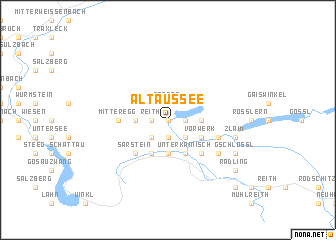 map of Altaussee