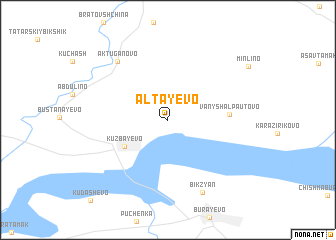 map of Altayevo