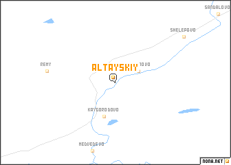 map of Altayskiy