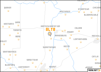 map of Alta