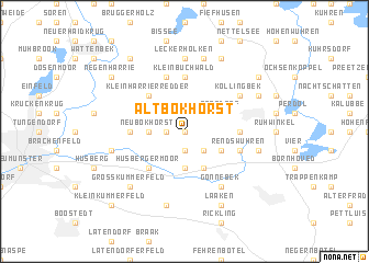 map of Altbokhorst