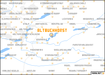 map of Alt Buchhorst