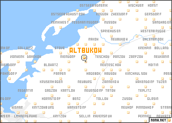 map of Alt Bukow