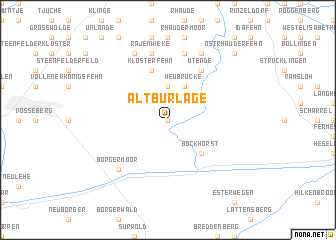 map of Altburlage