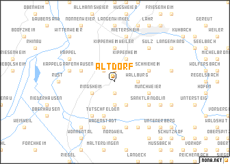 map of Altdorf