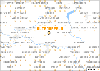 map of Altenaffeln