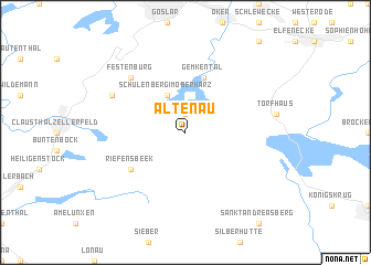 map of Altenau