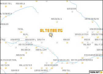 map of Altenberg