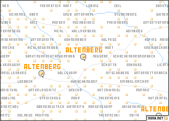 map of Altenberg