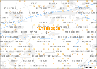 map of Altenbögge