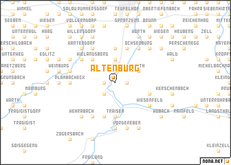 map of Altenburg