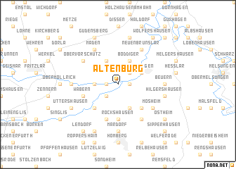 map of Altenburg