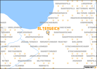 map of Altendeich