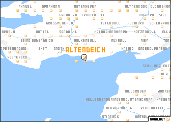 map of Altendeich