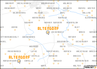 map of Altendorf