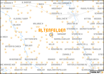 map of Altenfelden