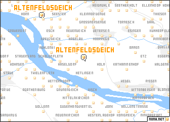 map of Altenfeldsdeich