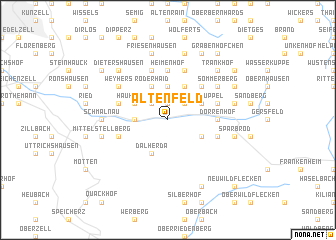 map of Altenfeld