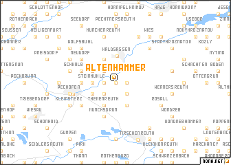 map of Altenhammer