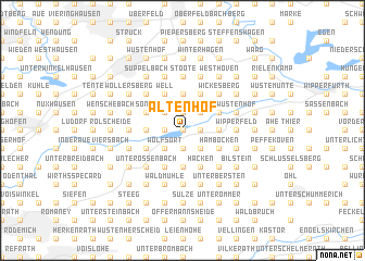 map of Altenhof