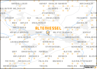 map of Altenkessel