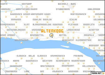 map of Altenkoog