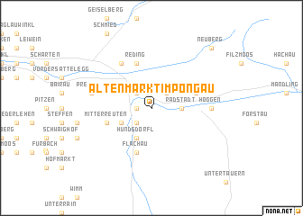 map of Altenmarkt im Pongau