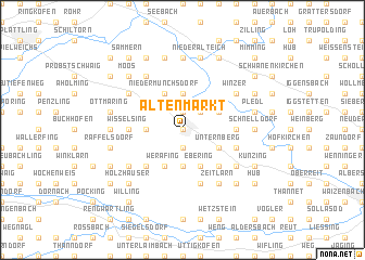 map of Altenmarkt