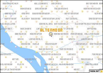 map of Altenmoor