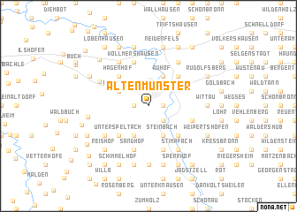 map of Altenmünster