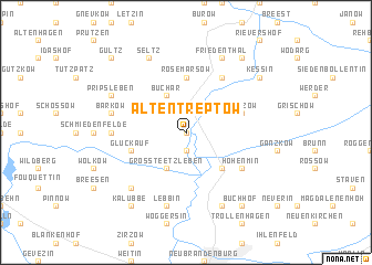 Altentreptow (Germany) map - nona.net