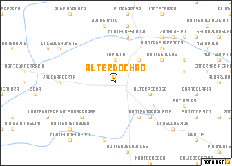 map of Alter do Chão