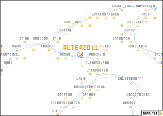 map of Alterzoll