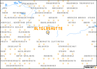 map of Altglashütte