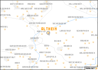 map of Altheim