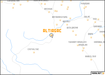 map of Altıağac